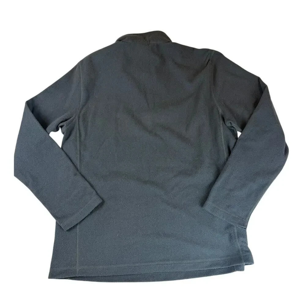 The North Face Mens Fleece Quarter Zip Pullover M Gray